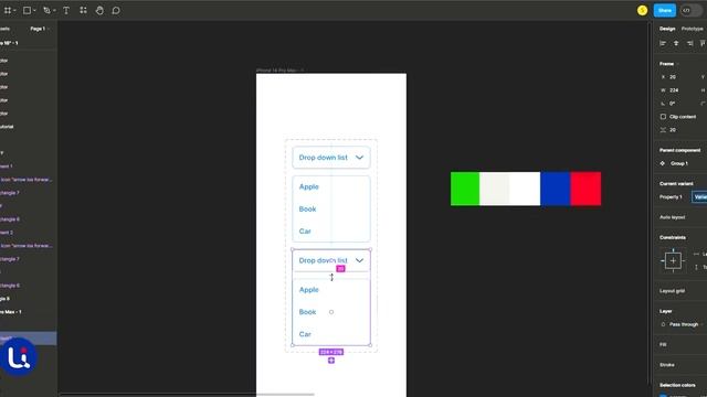 Dropdown list in figma on click смотреть онлайн
