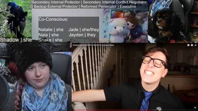 DID Systems React to Sanders Sides Intrusive Thoughts Part 2 | Aura, Shadow feat. Primal Pack смотреть онлайн