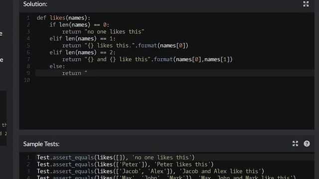 Code Wars - Who likes it? смотреть онлайн