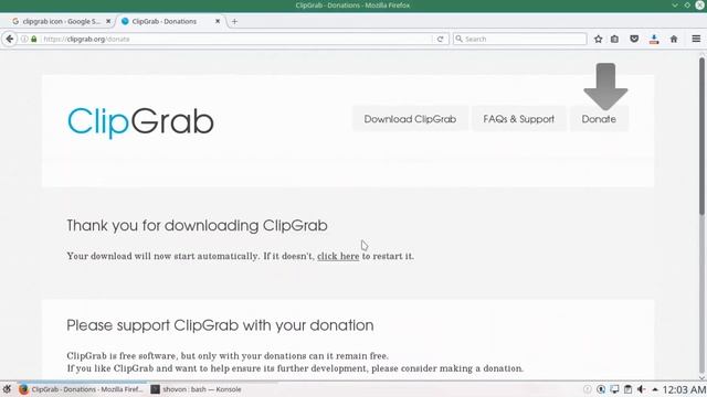 02.1. Install ClipGrap - Online Video Downloader on Ubuntu/Debian/LinuxMint смотреть онлайн
