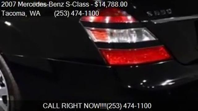 2007 Mercedes-Benz S-Class S 550 4dr Sedan for sale in Tacom смотреть онлайн