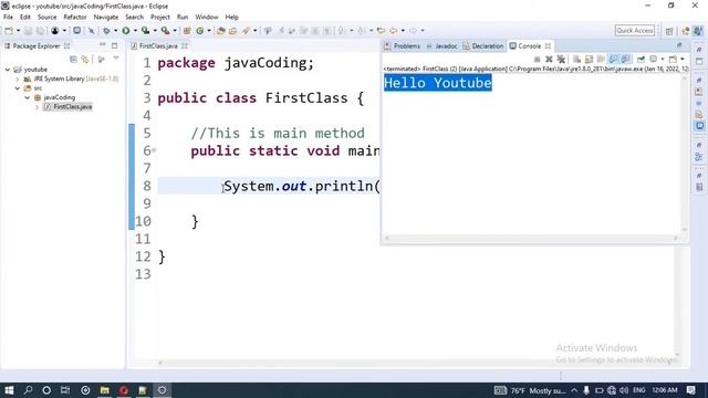 [NEW]Java Main method, Main class sysout Explained смотреть онлайн