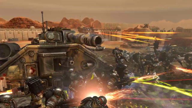 Imperial Guard against Tyranids! - Astartes Mod, Warhammer 40K: Dawn of War 2: Retribution смотреть онлайн