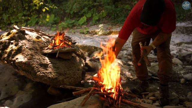 готовим мясо на камнях / cooking meat on stones смотреть онлайн