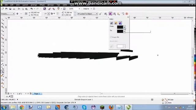 How To: 3D Text In CorelDRAW X6 смотреть онлайн