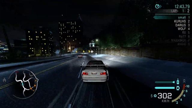 NFS Carbon: Battle Royale - Endgame Circuit - BMW M3 GTR (hard) смотреть онлайн