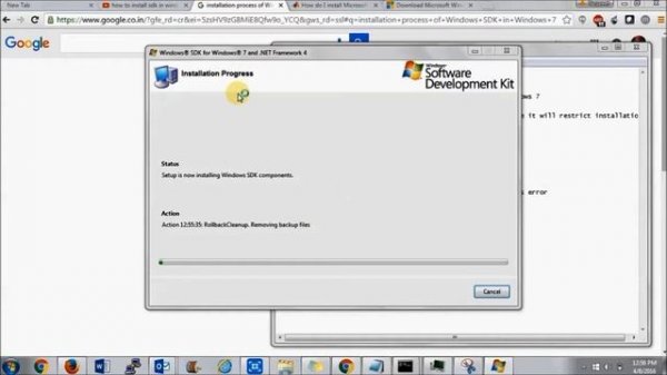 How to Install SDK (Microsoft software development kit) in windows 7