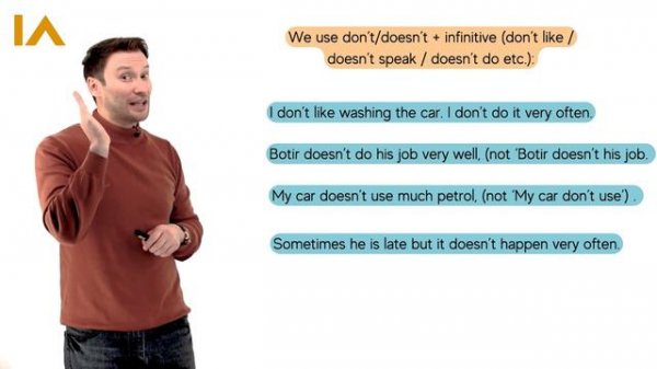 Present Simple Negative | 6-dars | Ingliz tilini 0 dan o'rganish