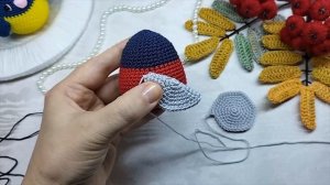 Снегирь,Синичка/Мастер-класс/Bullfinch,Tit Crochet/Master-class/English Pattern in Description