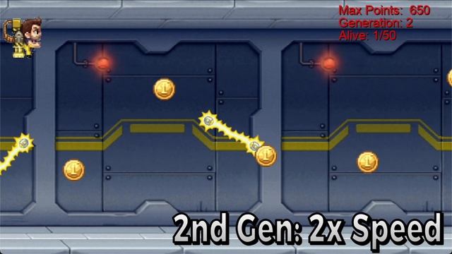 AI Masters Jetpack Joyride! Python GenNet Tutorial смотреть онлайн