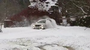 Субару аутбек subaru Outbek 3.0 по снегу