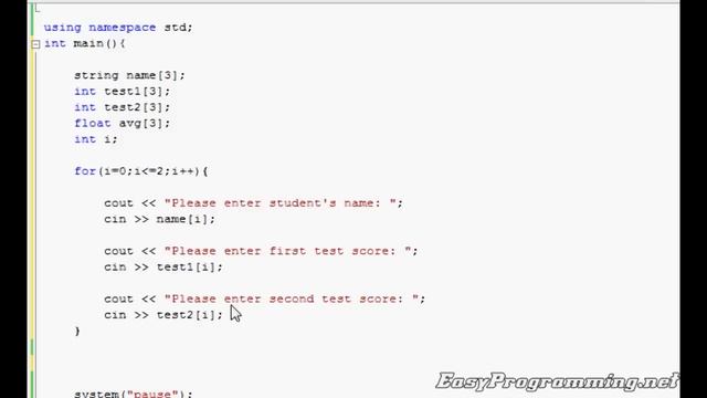 Easy Programming - Beginner C++ Tutorial - Parallel Arrays - Array Tutorial #2 (17) смотреть онлайн