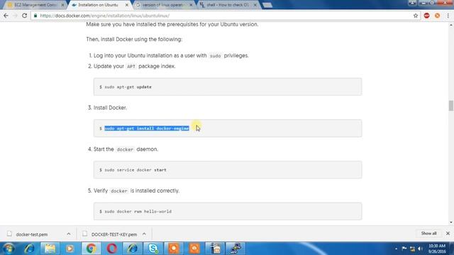 AWS ECS Tutorial Part 2 - Install Docker on AWS EC2 Instance смотреть онлайн