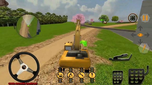 Up Hill Crane Cutter Excavator - Stones Drilling Machine| Excavator| Android GamePlay FHD смотреть онлайн