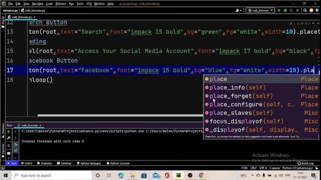 Create Your Own Web Browser GUI Along With Social Links Using Python - HINDI смотреть онлайн