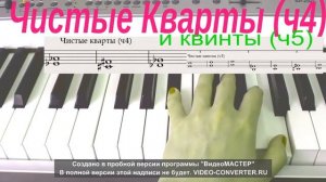 Часть 3 Урок 11 Чистые  Кварты и Квинты