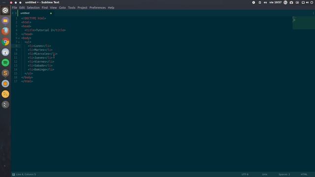 Sublime Text Lineas e Indentacion (Tutorial #2) смотреть онлайн
