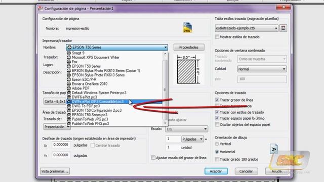 30.5-a Autocad 2013. Configuración de la Impresión. смотреть онлайн