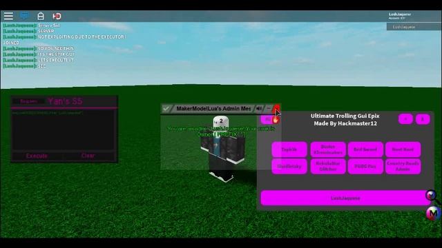 Roblox Game SS: Ultimate Trolling GUI Epix
