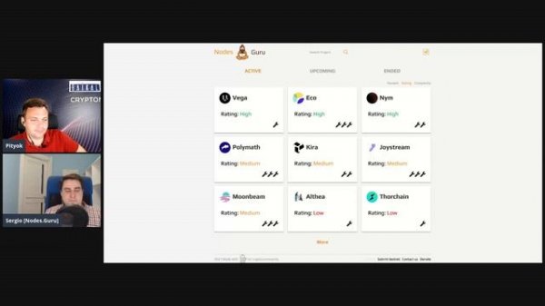 08.07.2021. Стрим с основателем Nodes guru - Sergio