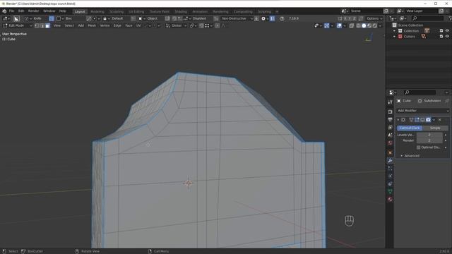 The Blender Triangle Trick (Topology Tutorial) смотреть онлайн
