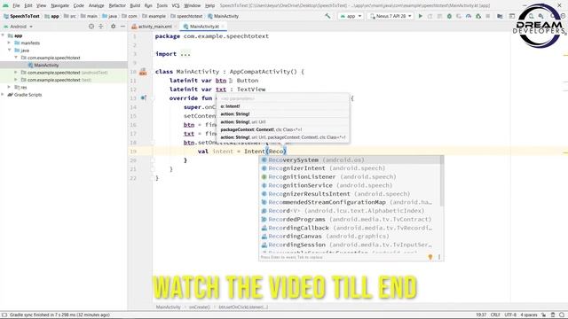 Speech To Text Converts in Android Using Kotlin Language || Speech to Text Converter || Android App смотреть онлайн