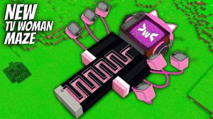 Я нашёл ЛИБИРИНТ ТВ ВУМЕН в Майнкрафте ! Что внутри НОВОЙ ТВ ВУМЕН ?