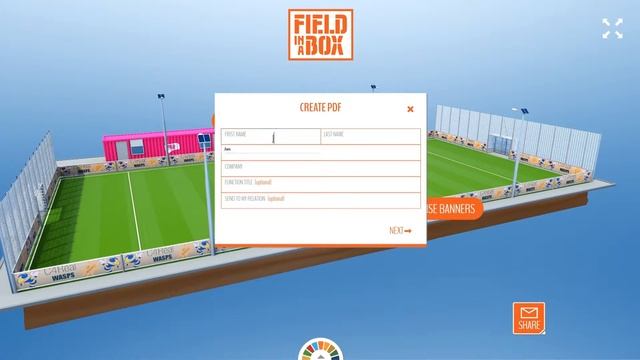 Configure your own sportsfield | 3D Product Configurator | TenCate Grass | C4Real смотреть онлайн