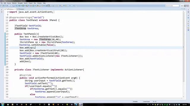 Java Tutorial - 52 - Intro to Swing Text Components смотреть онлайн