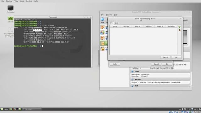 How to Setup Port Forward with NAT Network in Virtualbox смотреть онлайн