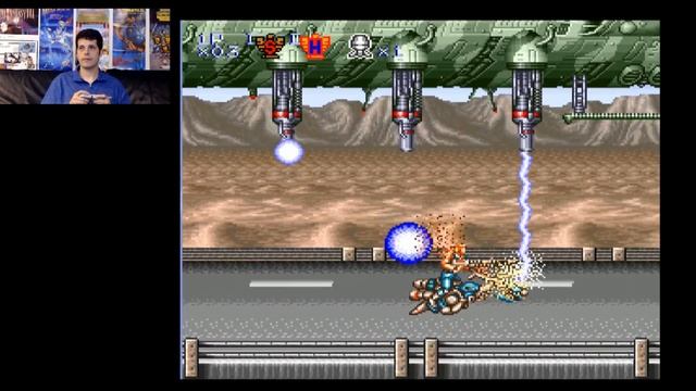 Contra III: The Alien Wars (SNES) Hard Difficulty Playthrough смотреть онлайн