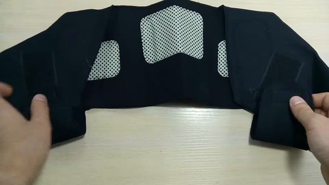 Согревающий наплечный турмалиновый ремень (пончо) с Aliexpress. Посылка из Китая. смотреть онлайн