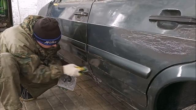 Из утиля в идеал! Шпатлевание(шпатлевка) авто ваз 2115 цвет "сочи" Часть 3. шпаклевка авто. смотреть онлайн
