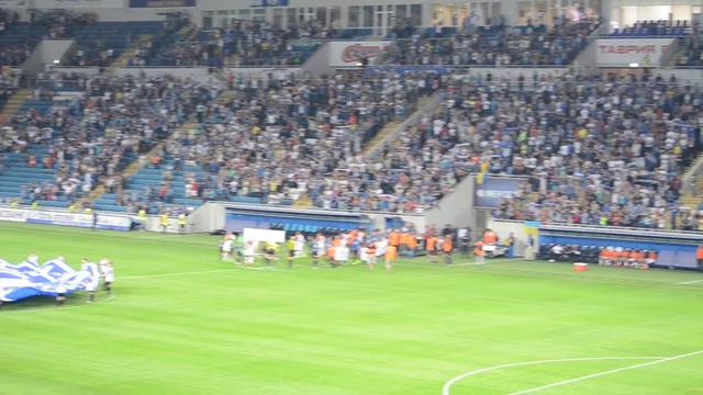 Стадион Черноморец, гимн команды и выход футболистов на поле смотреть онлайн