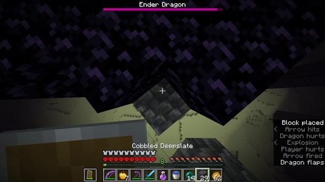 Minecraft Ender Dragon Fight Hardcore Mode (1.18.2) смотреть онлайн