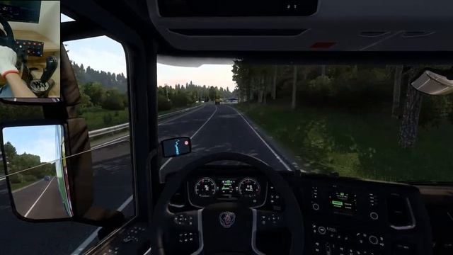 Iași (Romania) to Târgu Mureș (Romania) - EuroTruckSimulator 2 | Thrustmaster T300RS Ferrari Editio смотреть онлайн