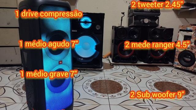 JBL ULTIMATE vs JBL PARTY BOX 1000 . Comparação de caixas e auto falantes. смотреть онлайн