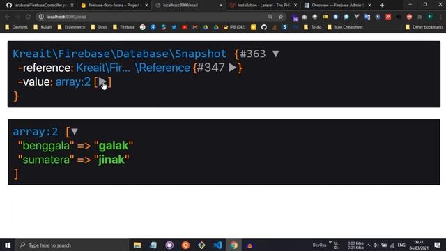 Laravel (7.x): CRUD Firebase Realtime Database смотреть онлайн