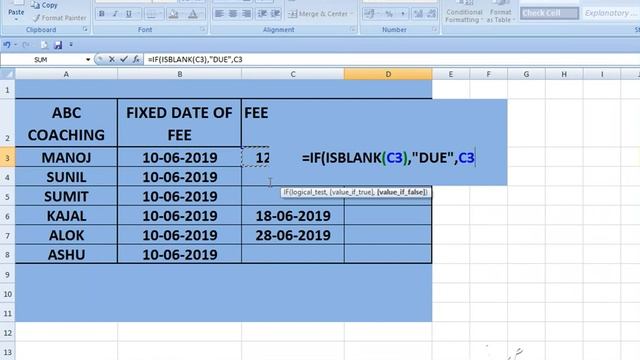 HOW TO USE IF ISBLANK смотреть онлайн