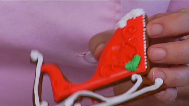 3-D Gingerbread Cookie Santa Sleigh Winter Holiday Cookie Decorating How To Video Tutorial Part 10 смотреть онлайн