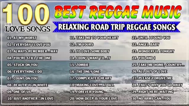 Best English Reggae Love Songs 2024 🍉 Top 100 Reggae Love Songs 2024 смотреть онлайн