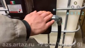 Мини АЗС из еврокуба для дизеля 220 вольт с фильтром и сепаратором 220V_sepr_AP_PRE