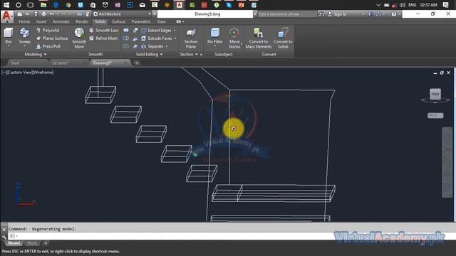 Make Different types of 3D Stairs in AutoCAD | How to make Stairs in AutoCAD 74 смотреть онлайн
