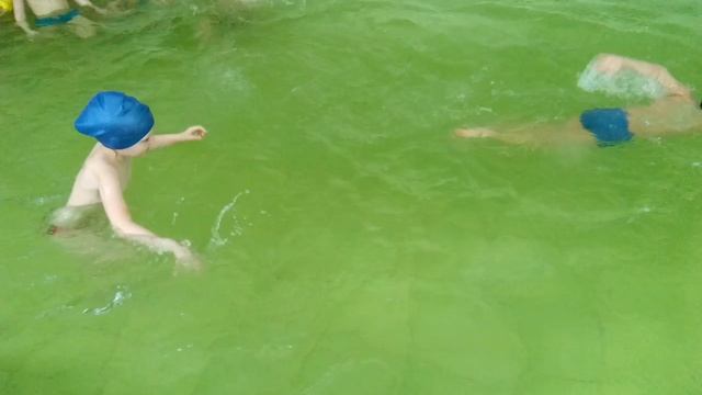 Выполнют кроль Железняк Елизавета и Хаматнуров Артур.3gp