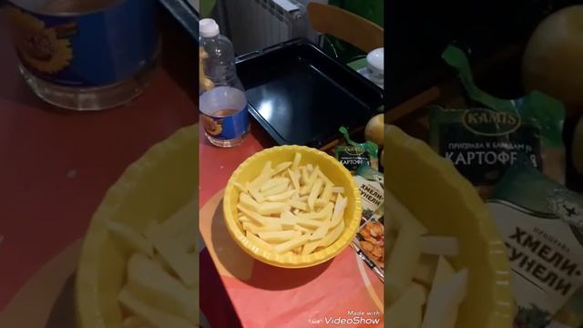 Жареный картофель в духовке со специями. У меня самые простые рецепты приготовлени! смотреть онлайн
