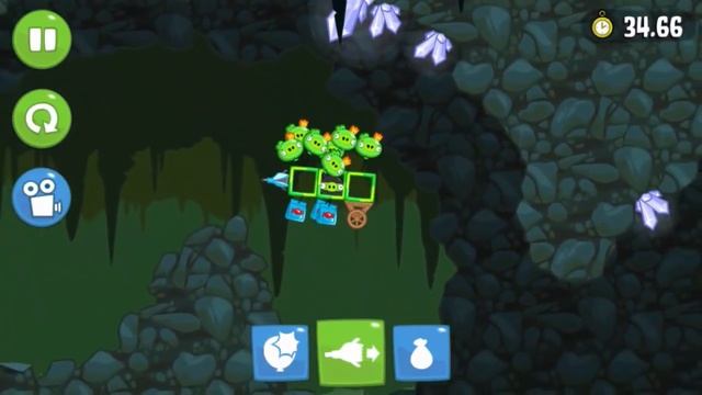 Веселая ИГРА головоломка для детей Bad Piggies или Плохие свинки [181] Серия смотреть онлайн