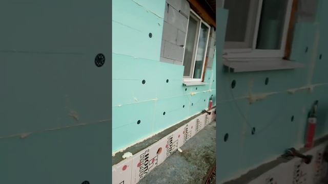 Утепление дома пеноплексом.Первая часть!!! смотреть онлайн