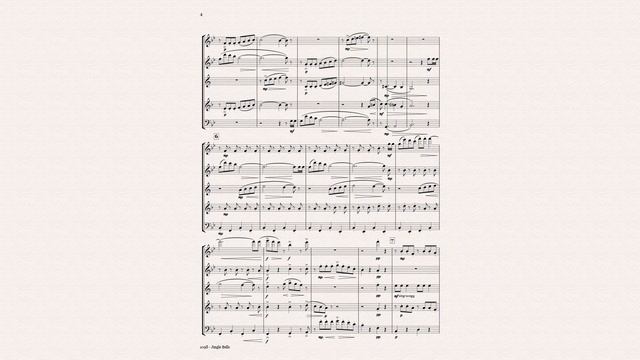 Jingle Bells for Wind Quintet Christmas Sheet Music смотреть онлайн