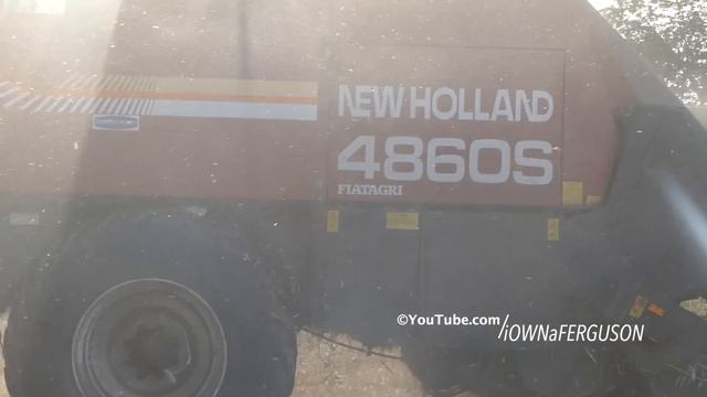 Ford TW30 baling w/ New Holland 4860S baler | PURE SOUND | Harvest Season 2021 смотреть онлайн