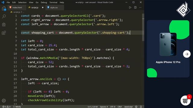 Add To Cart Animation | Responsive Fly To ? Shopping Cart Effect | vanilla JavaScript смотреть онлайн